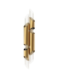 Draycott II Wall Lamp Luxxu brass color front view