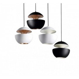 Here Comes The Sun pendant lamp DCW white color / black color front view