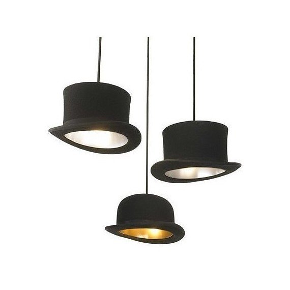  Jeeves and Wooster pendant lamp Innermost gold inside color / silver inside color front view