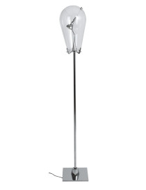 Blow floor lamp Studio Italia Design transparent color front view