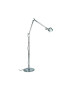 Tolomeo classic floor lamp Artemide grey color front view