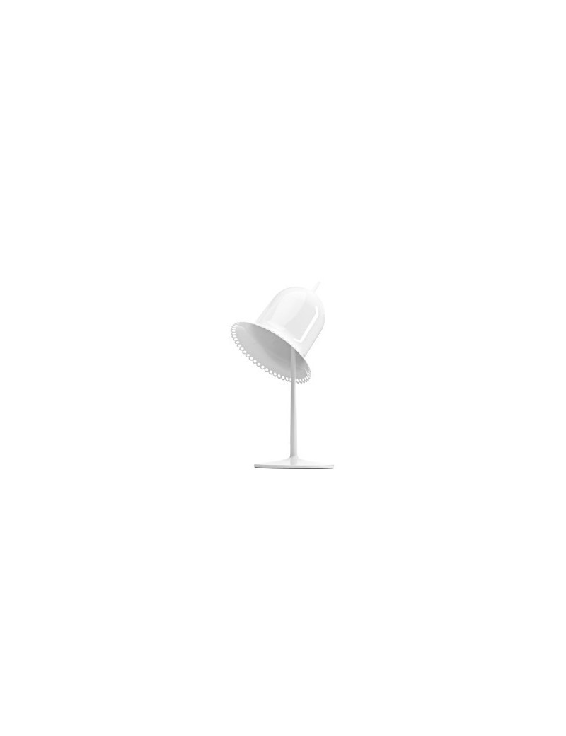 Lolita table lamp Moooi white color side view Lolita table lamp Moooi white color side view