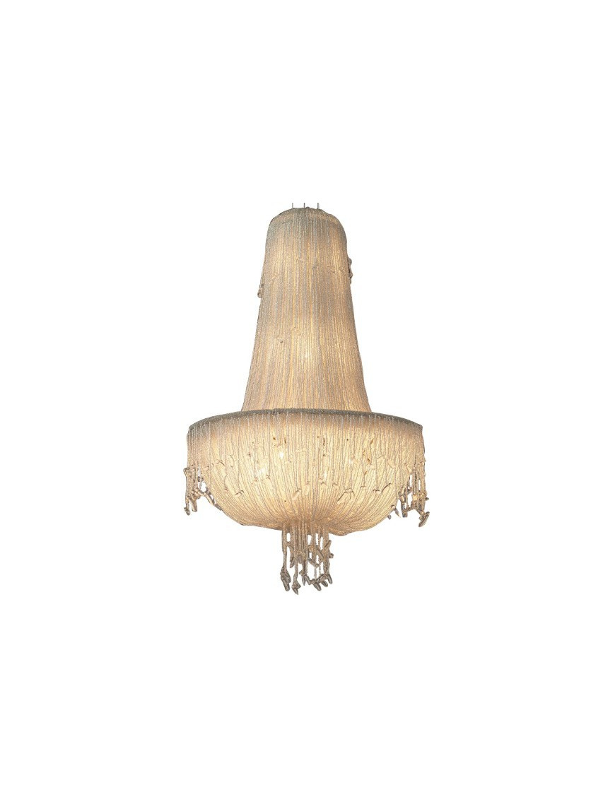Allegra Clear Crystal Beaded Chandelier - Luxury Lighting︱Woo lighting Allegra Clear Crystal Beaded Chandelier - Luxury Lighting︱Woo lighting