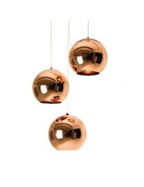 Copper Shade pendant lamp Tom Dixon copper color front view