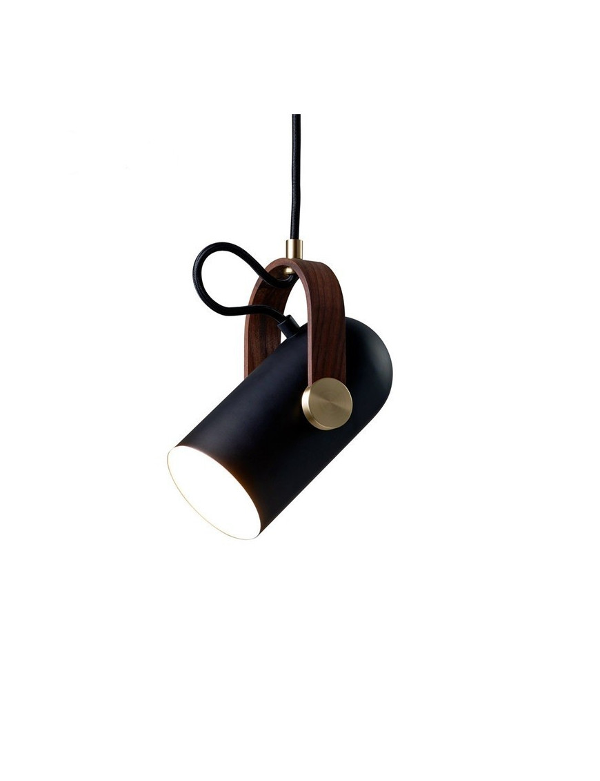 Carronade pendant lamp Le Klint black color front view Carronade pendant lamp Le Klint black color front view