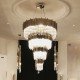 Empire chandelier Luxxu brass color