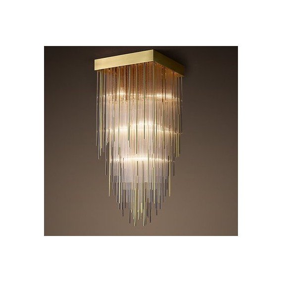 Cascada Ceiling Lamp Square Flushmount - Luxury Lighting︱Woo Lighting