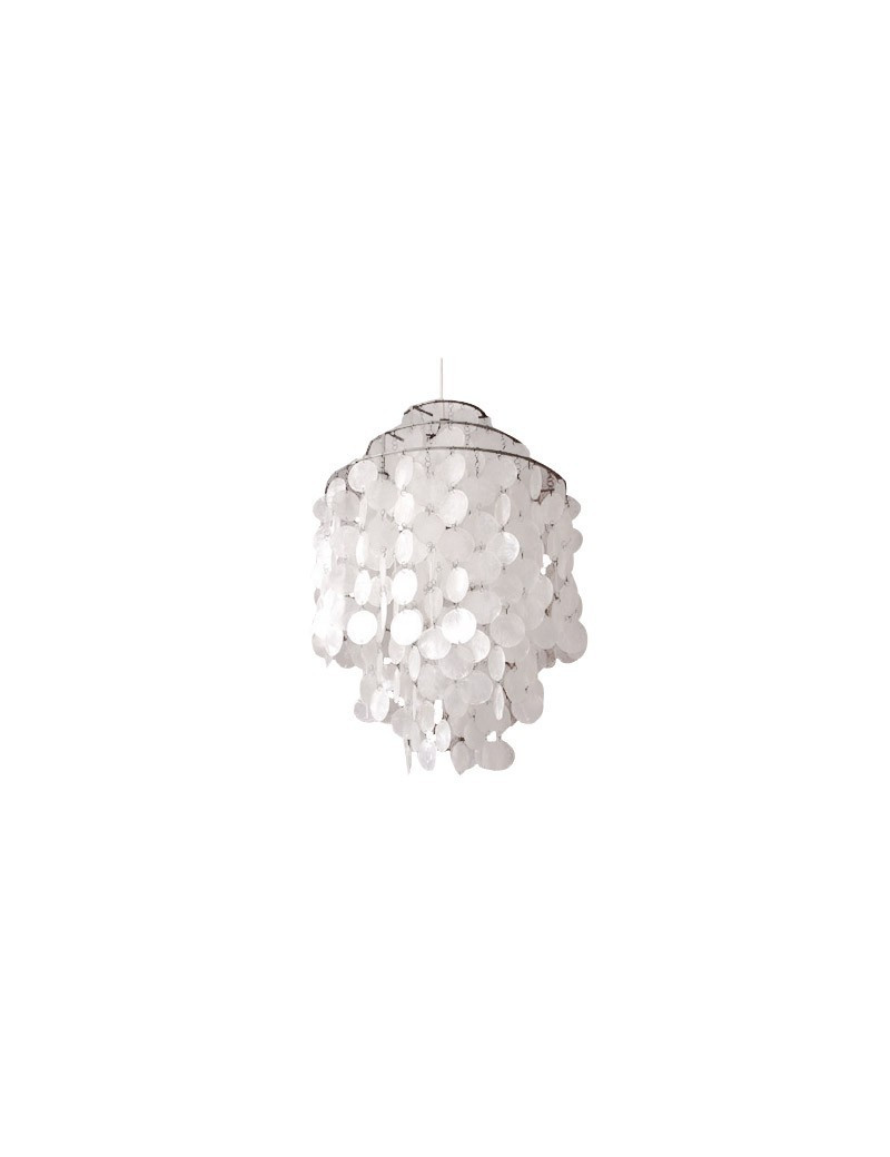 Verpan Fun 1DM pendant lamp pearl white color Diam 26cm