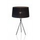 Tripod G6 table lamp Tronconi black color front view