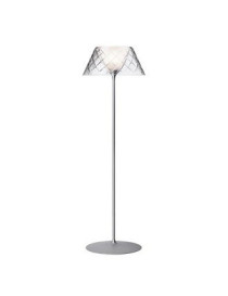 Romeo Louis II floor lamp Flos Transparent color front view