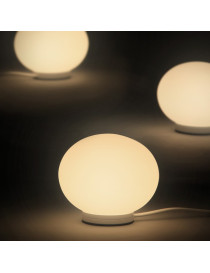 Glo Ball Mini wall/ceiling lamp Flos white color back view