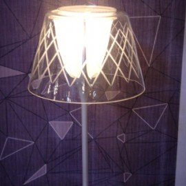 Romeo Louis II floor lamp Flos Transparent color with detail