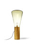 Muffins floor lamp Brokis amber color front view