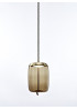 Knot Cilindro LED pendant lamp Brokis smoke color front view