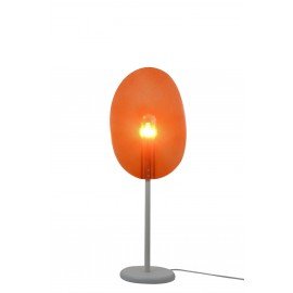 Lollipop LED table lamp Lasvit orange color A front view