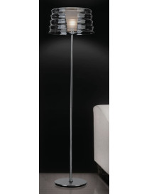 C'hi floor lamp Penta transparent color S front view