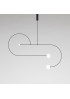 Mobile Chandelier 13 Michael Anastassiades black color front view