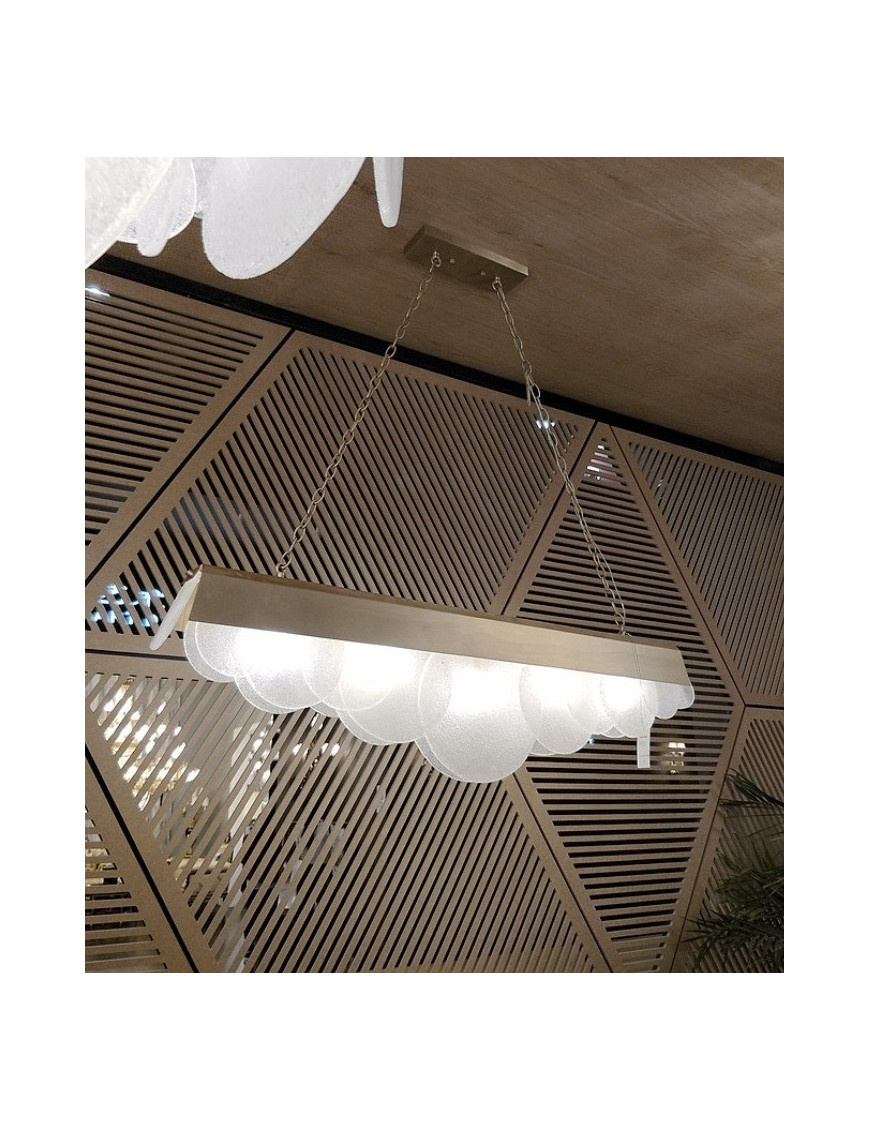 Alto Chandelier CTO lighting iron color back view Alto Chandelier CTO lighting iron color back view