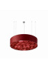 Spiro LED pendant lamp LZF red color front view