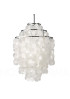 Verpan Fun 1DM pendant lamp pearl white color