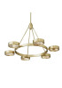 RH MONTESQUIEU ROUND CHANDELIER Restoration Hardware brass color 1