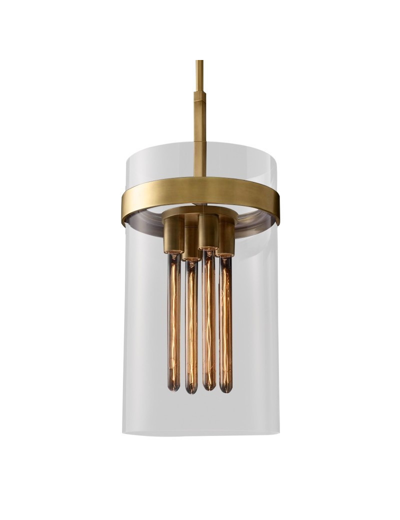 RH RAVELLE PENDANT LAMP Restoration Hardware brass color 1