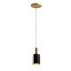 Musa PENDANT LAMP Capital Collection black color 1 light front view