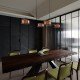Lalu plus PENDANT LAMP Seed Design black+copper color in dining room