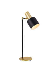 Musa table lamp Capital Collection black+brass color front view