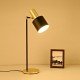 Musa table lamp Capital Collection black+brass color with detail