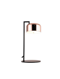 Lalu Plus Table LAMP Seed Design black+copper color front view