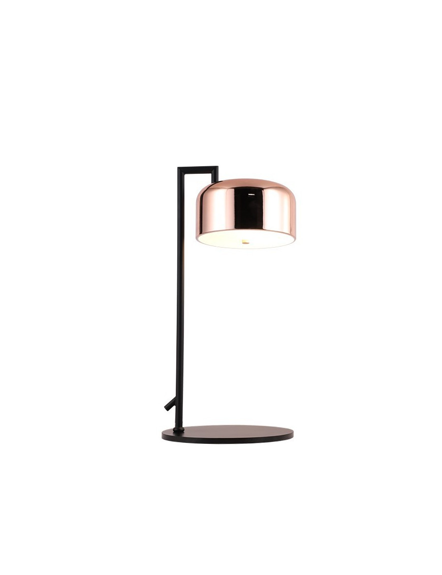 Lalu Plus Table LAMP Seed Design black+copper color front view