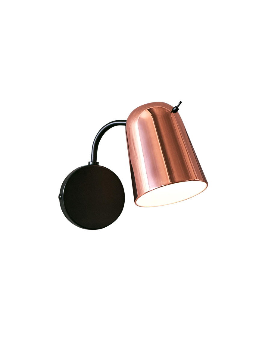 Dobi Wall Lamp Seed Design copper color front view