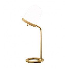 Lula Table Lamp Small High Penta brass color front view