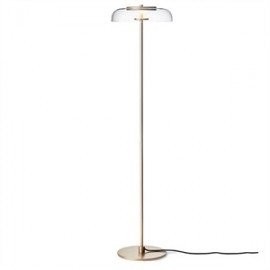 Blossi LED Floor Lamp Nuura transparent color front view