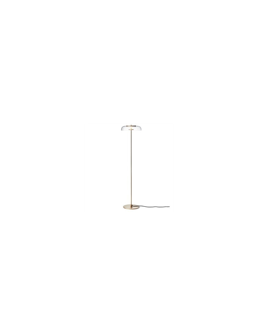 Blossi LED Floor Lamp Nuura transparent color front view