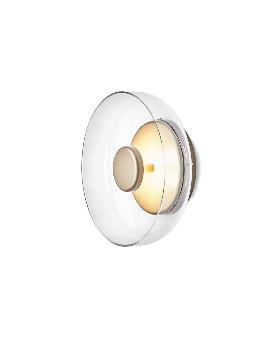 Blossi LED Wall Lamp Nuura transparent color front view Blossi LED Wall Lamp Nuura transparent color front view