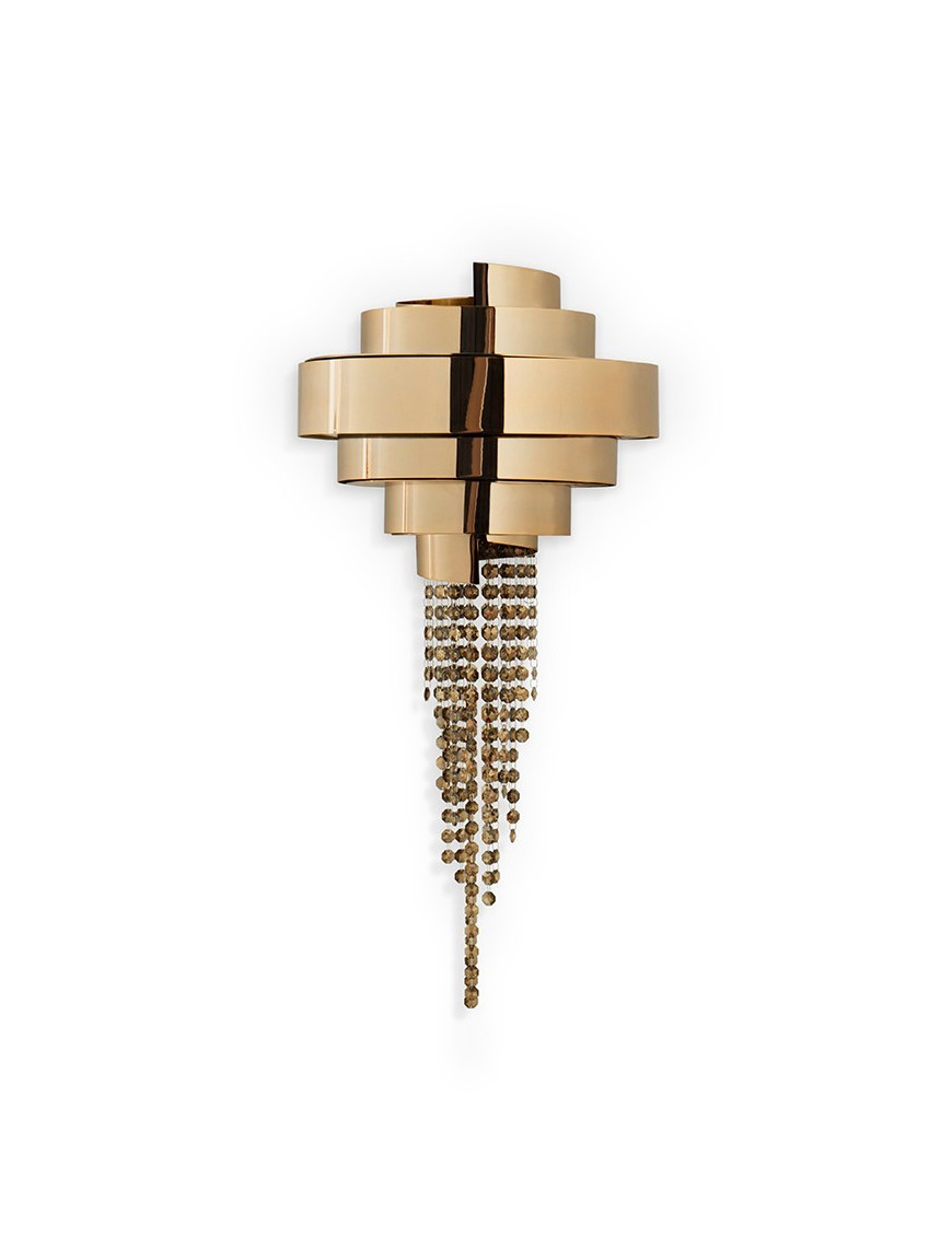 Guggenheim Wall Lamp Luxxu gold color