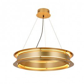 Empire LED Pendant Lamp JSPR gold color front view