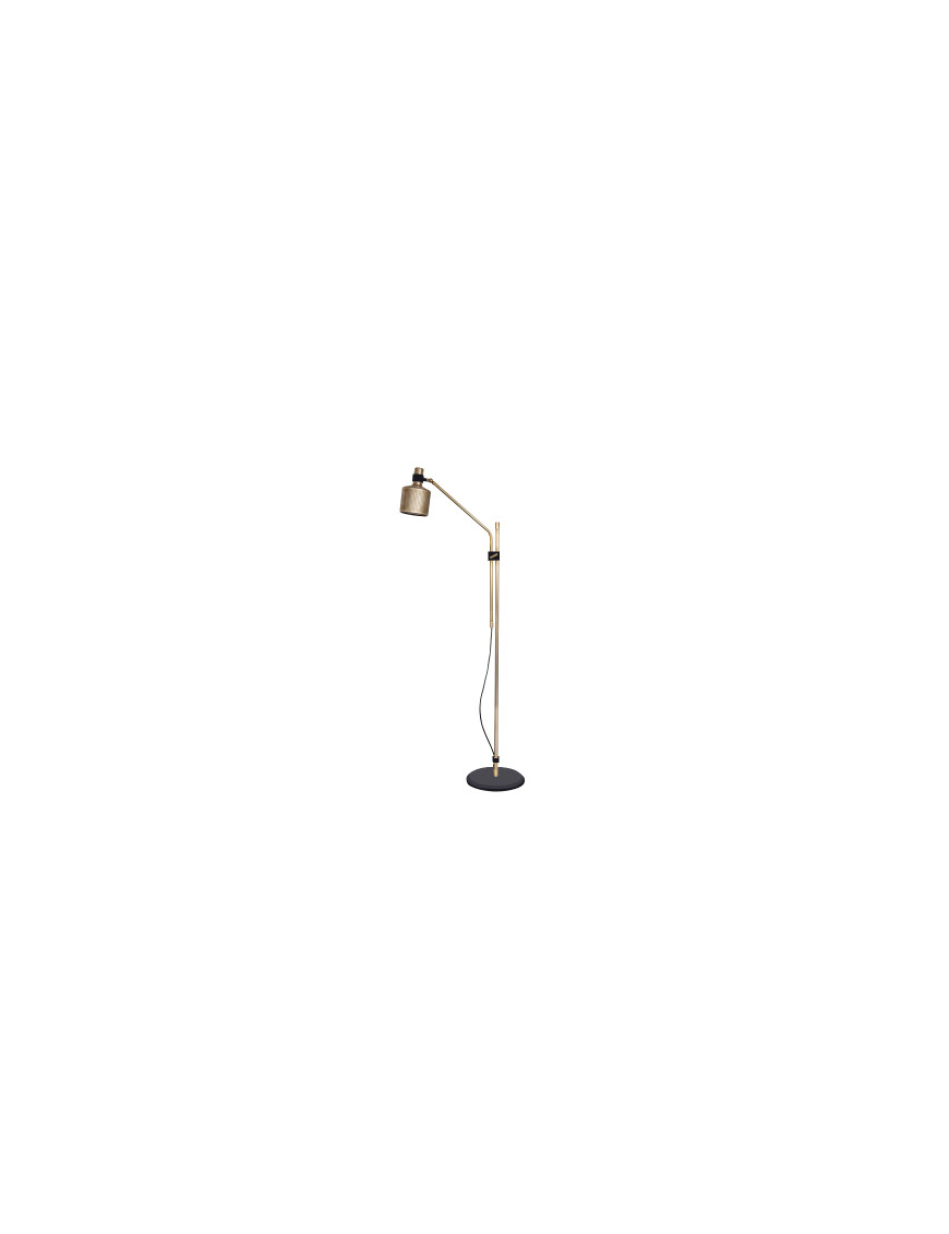 Riddle floor lamp single Bert Frank black color front view