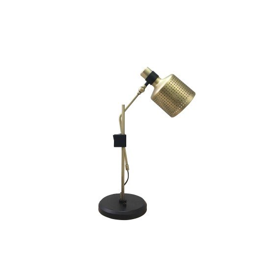 Riddle table lamp single Bert Frank black color front view