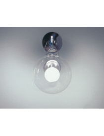 Miconos wall lamp Artemide transparent color front view