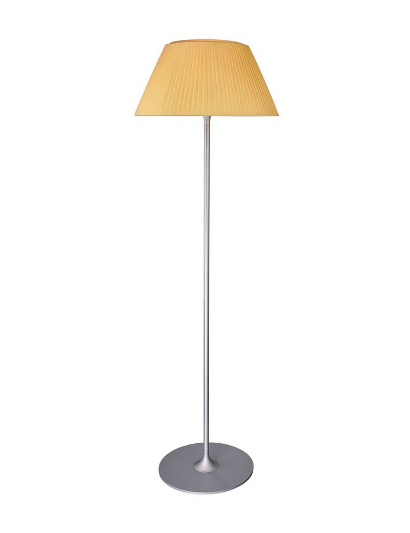 Romeo Soft floor lamp Artemide yellow color H130cm front view Romeo Soft floor lamp Artemide yellow color H130cm front view