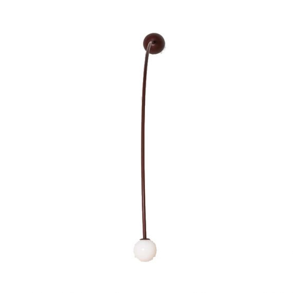 Jet Deux Wall Lamp 1 Light Michael Anastassiades red color front view