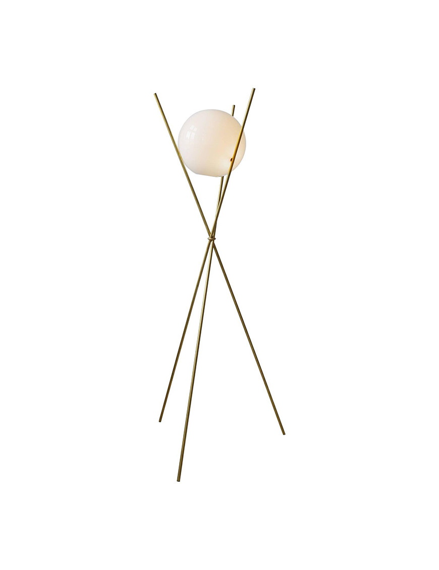 Tree in the Moonlight Floor Lamp Michael Anastassiades brass color front view