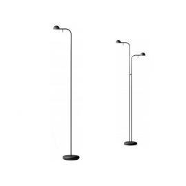 Pin Floor Lamp Vibia black color front view