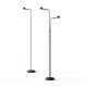 Pin Floor Lamp Vibia black color side view
