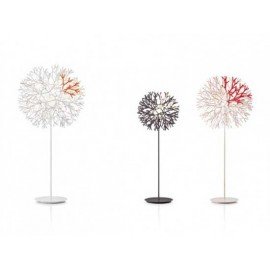 Coral floor lamp Pallucco red and white color / black and white color Diam 60cm / Diam 80cm