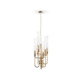 Gala Pendant Lamp Luxxu brass/nickel color