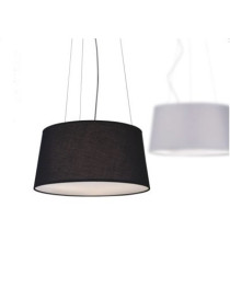 Tripod pendant lamp Tronconi black color / ecru color